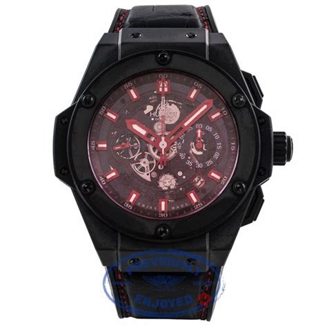 Men's Big Bang King Power Red Magic Chronograph Rubber and 